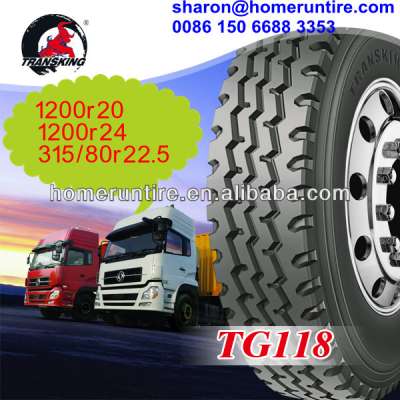 Hankook Technology China brand Transking radial truck tyre 1200r20 1200r24 385 65 22.5 315 80 22.5 tyre price for sale with GCC