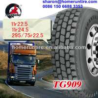 TRANSKING Commercial Truck Tires,11r/24.5, 11r/22.5 truck tires for sale TG909 Open Shoulder Drive Tires Pattern in Canada DOT